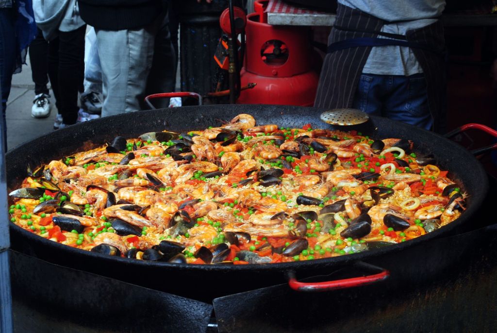 Paella and Sangria